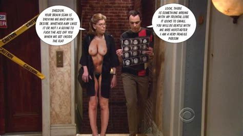 Post Beverly Hofstadter Christine Baranski Fakes Jim Parsons Moyman Sheldon Cooper The