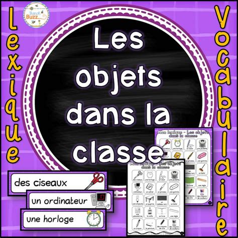 Les Objets Dans La Classe Vocabulaire Lexique