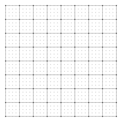 Squares And Dots Grid Design Transparent Png And Svg Vector File