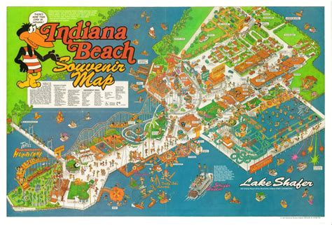 Indiana Beach Map Beach Map