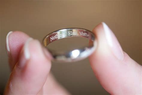 A gallery of beautifully hand engraved wedding bands from a number of engravers from bijoux extraordinaire. 100 Sentimental Wedding Ideas You'll Love | Engraved ...