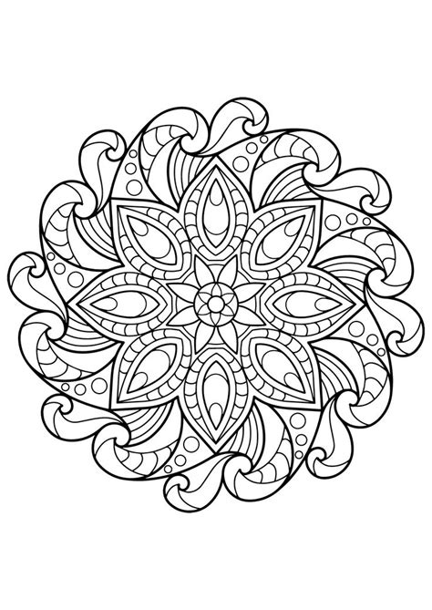 Here Are Difficult Mandalas Coloring Pages For Adults To