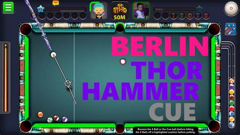 8 ball pool by miniclip is the world's biggest and best free online pool game available. 8 Ball Pool - Berlin w/ Thor Hammer Cue - YouTube