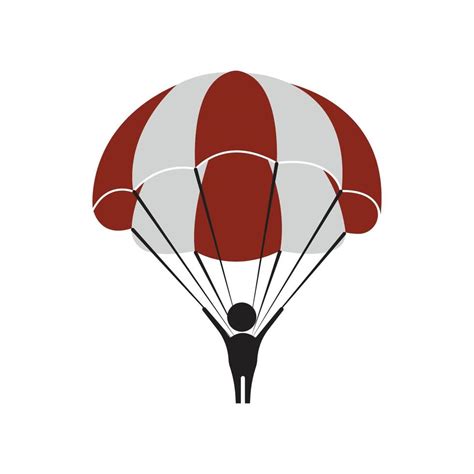 Parachute Logo Icon Design And Symbol Skydiving Vector 17127778 Vector