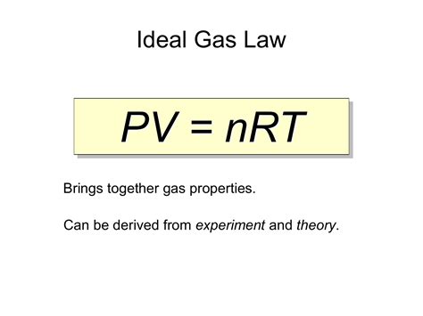 Ideal Gas Law R Values Ppt Gas Laws Powerpoint Presentation Id