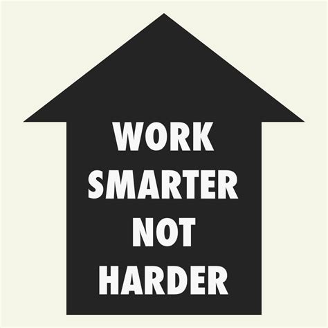 Work Smarter Not Harder Work Smarter Good Time Management Words