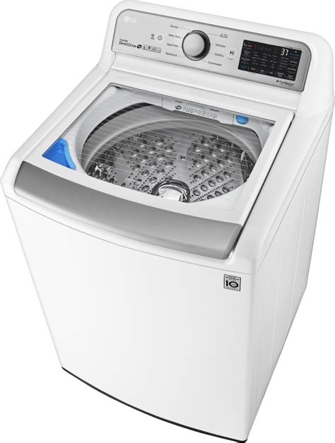 Lg 48 Cu Ft 8 Cycle High Efficiency Top Loading Washer With Agitator Wifi And Turbowash 3d