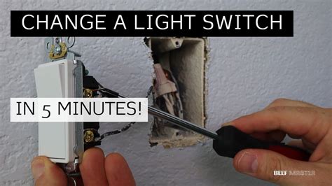 How To Change A Lightswitch Youtube