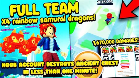 So I Made A Starter With 4 Rarest Rainbow Samurai Dragons In 1 Minute