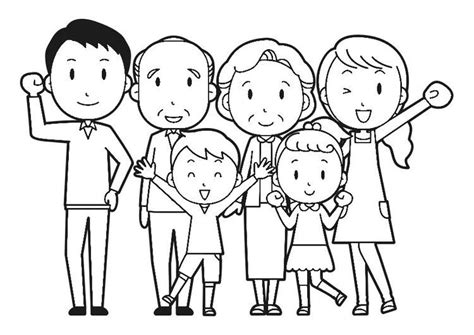 Dibujo para colorear familia Familia para dibujar, Imágenes de