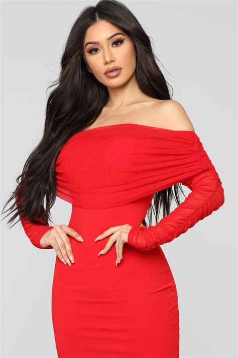 Take Me On A Dinner Date Dress Red Dinner Date Dresses Red Dress Women Red Dress