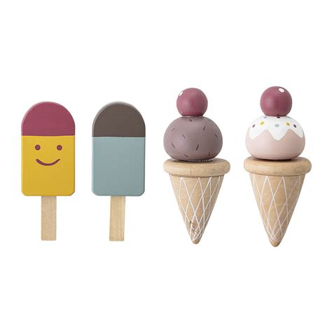 Bloomingville Wooden Play Ice Cream Set Leo And Bella