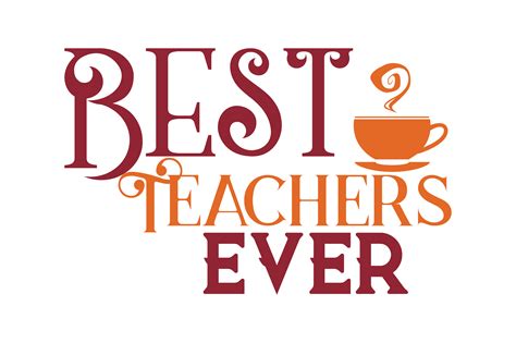 Best Teacher Ever Quote Graphic By Thelucky · Creative Fabrica
