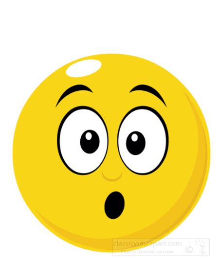 Shocked Smiley Face Clipart Free Download On Clipartmag