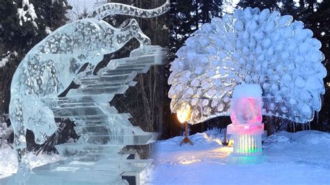 Most Unbelievable Ice Sculptures You Cant Imagine Youtube