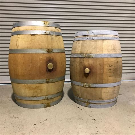 If the barrel is large enough, smaller, standard fruit trees can. Oak Wine Barrels