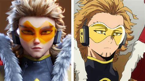 My Hero Academia Famoso Artista Imagina El Debut De Hawks Y Endeavor