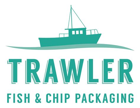 Trawler Fish And Chip Packaging Logo Fish Chips Fish