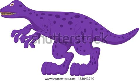 Illustration Cartoon Dinosaur Stock Vector Royalty Free Shutterstock