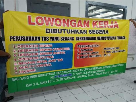 Selain loker kota gresik ini kami juga telah menghadirkan informasi lowker terbaru lainnya seperti lowongan kerja jayapura terbaru dan juga loker terbaru jayawijaya bulan ini, siapa. Lowongan Kerja Operator Produksi PT Yutu Sinar Jaya ...
