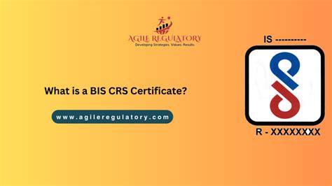 Bis Crs Certificate Registration Process Documents Required Benefits