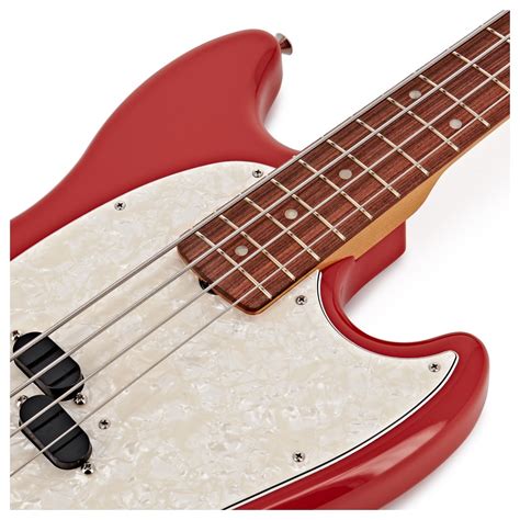 Fender Vintera 60s Mustang Bass Pf Fiesta Red At Gear4music