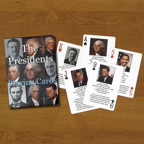 The Presidents Playing Cards Spilsbury