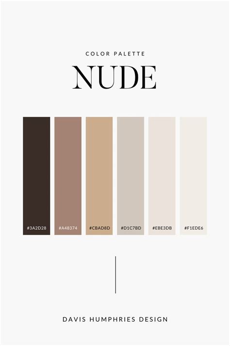 Nude Neutral Color Palette For Website Branding Designchocolate Mocha