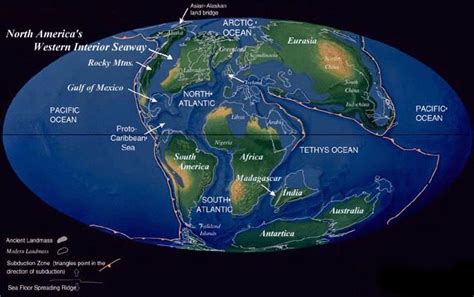 Map Of The Early Cretaceous