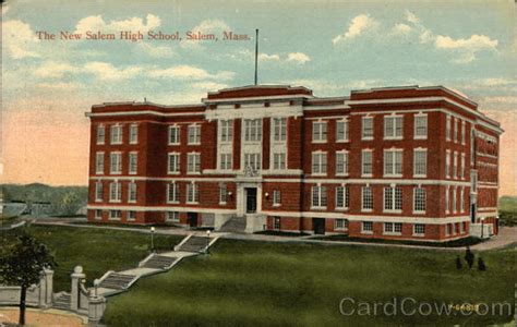 The New Salem High School Massachusetts Postcard