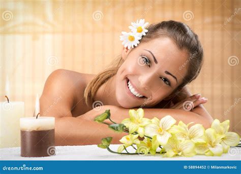 Beautiful Woman In The Spa Centre Stock Photo Image Of Wellness
