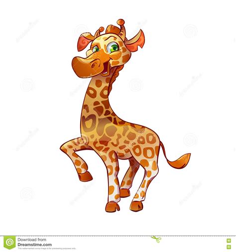 Giraffe Cartoon Concept Stock Vector Illustration Of Hooves 81989503