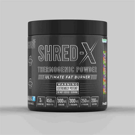 Shred X Thermogenic Fatburner Athlete Aid Nutrition