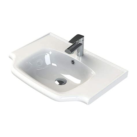 Nameeks Yeni Klasik Wall Mounted Bathroom Sink In White Cerastyle