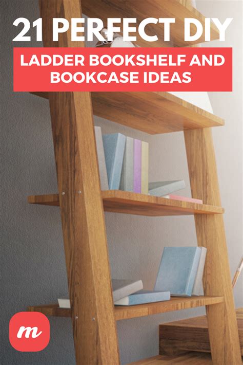 21 Perfect DIY Ladder Bookshelf And Bookcase Ideas Ladder Bookshelf