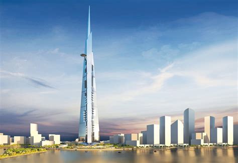 World S Tallest Building Kingdom Tower Jeddah Saudi A