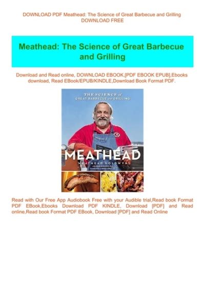Download Pdf Meathead The Science Of Great Barbecue And Grilling