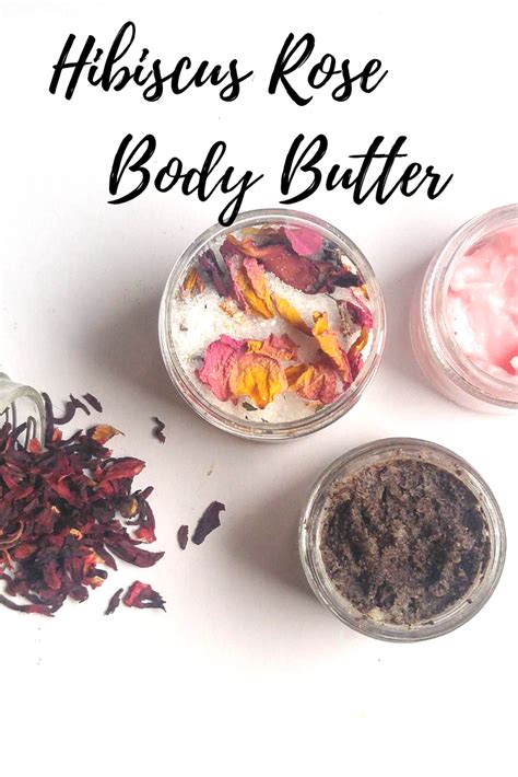 hibiscus rose body butter