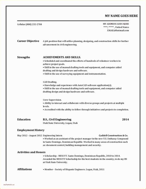 Absolutely Free Printable Resume Templates