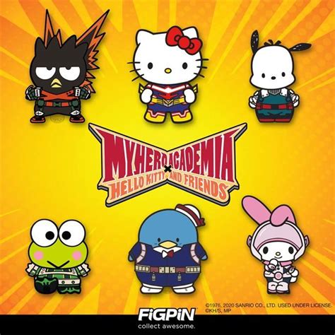 My Hero Academia X Hello Kitty And Friends Final Images