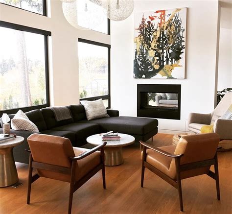 6 Interior Design Trends That Will Rule 2019 Black Sofa Living Room