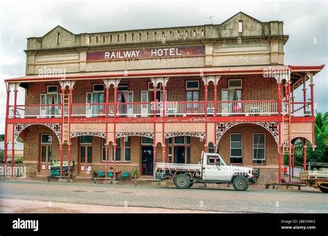 Railway Hotel In The Old Gold Mining Town Of Charters Towers North