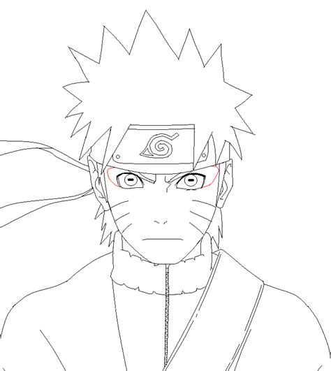 Naruto Sage Mode Lineart By Sonbui On Deviantart