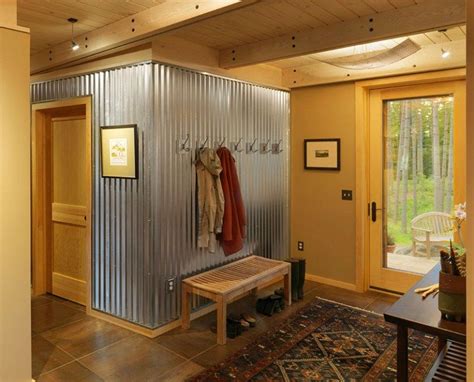 Creative Ways To Use Corrugated Metal In Interior Design Metal Homes