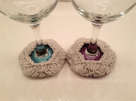 Wine Cozy Teal And Plum Base Free Pattern Crochet Potholder Patterns Crochet Coasters Free