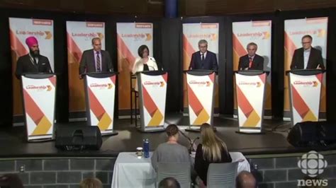 The Six Federal Ndp Leadership Candidates Debate In Sudbury 28 May 2017 Youtube