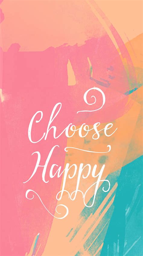 It has hotkeys for moving windows around, restricting mouse/cursor movement between screens, application launcher, wallpaper creator and changer and a screen capture tool. Choose Happy Quote iPhone Wallpaper Lock Screen @PanPins | Wallpaper iphone quotes, Choose ...