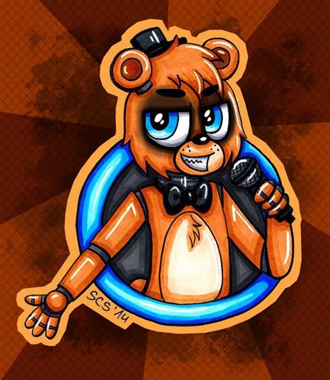 A Cartoon Bear With A Microphone In His Hand