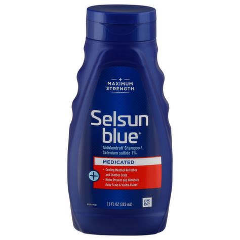 Selsun Blue Antidandruff Shampoo Maximum Strength Medicated