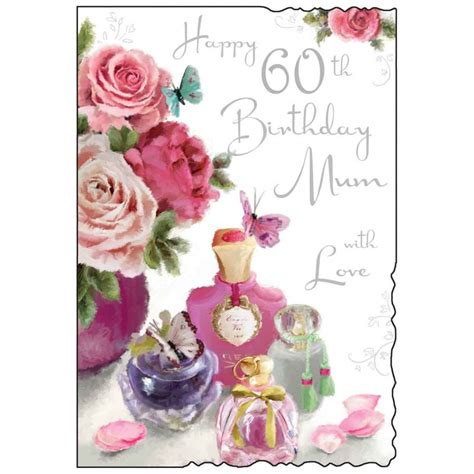 A 50th birthday gift idea is aimed to please. Mum 60th Birthday Card - Karenza Paperie